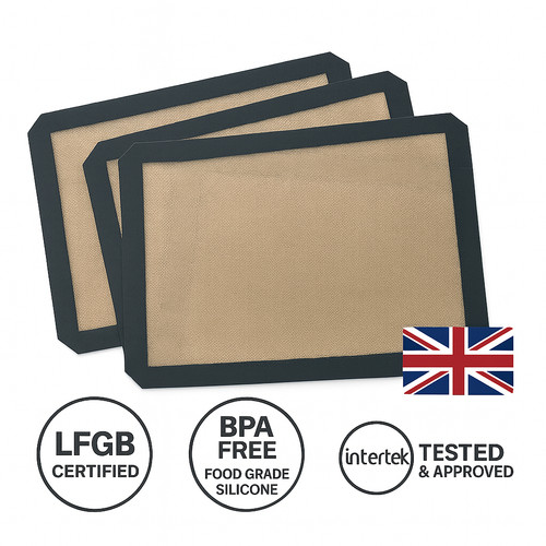 Silicone baking mats pack - mats,