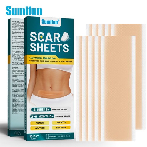 New 10pcs silicone scar tape - new,