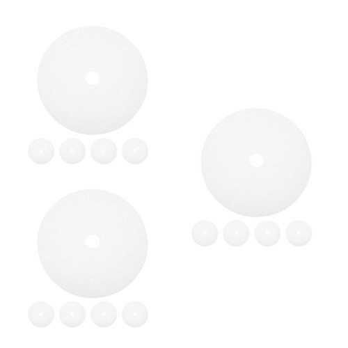 15pcs round silicone - round,