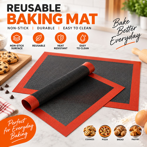 Silicone baking mat non - mat,