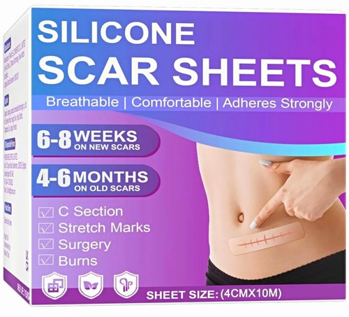 Silicone scar sheets roll - silicone,