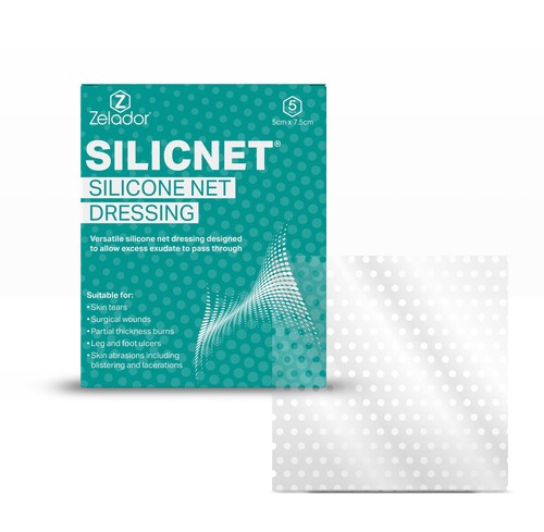 Silicnet silicone net dressing - silicone,