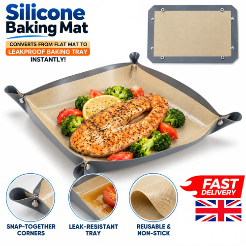 Silicone baking mat with - silicone,
